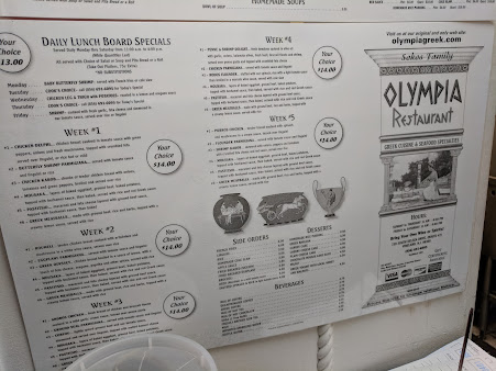 Menu Olympia Restaurant - 4