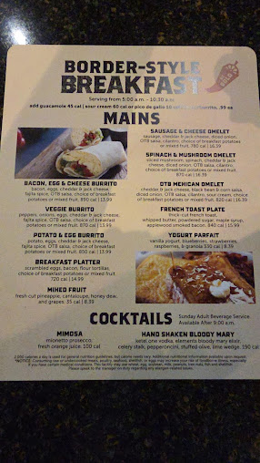 Menu On The Border Mexican Grill Cantina Desoto - 0