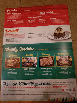 Menu On The Border Mexican Grill Cantina Paramus - 2