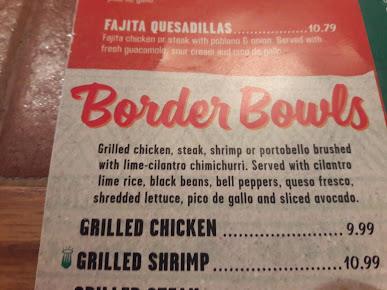 Menu On The Border Mexican Grill Cantina Paramus - 7