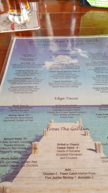 Menu On The Edge Bar Grill - 6