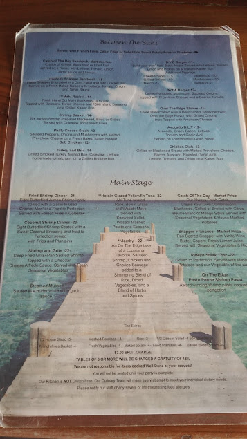 Menu On The Edge Bar Grill - 8