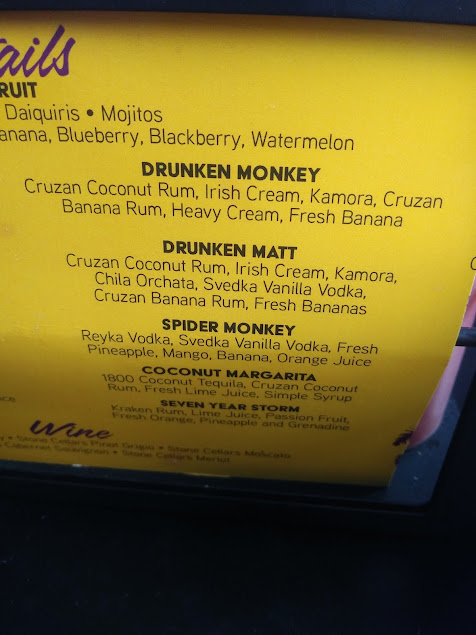 Menu On The Rocks Smoke House Tiki Bar - 0