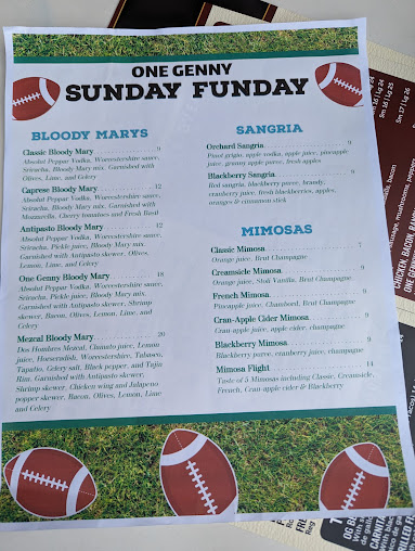 Menu One Genny - 3