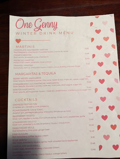 Menu One Genny - 4