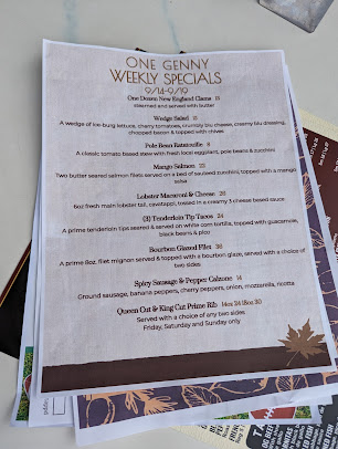 Menu One Genny - 7