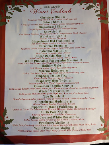 Menu One Genny - 8