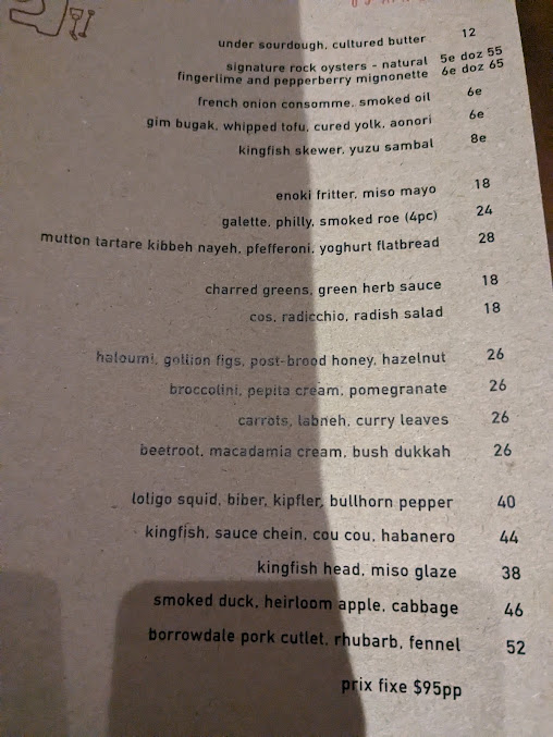 Menu Onzieme - 1