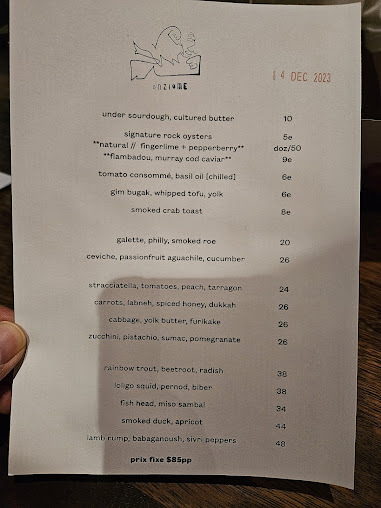 Menu Onzieme - 3