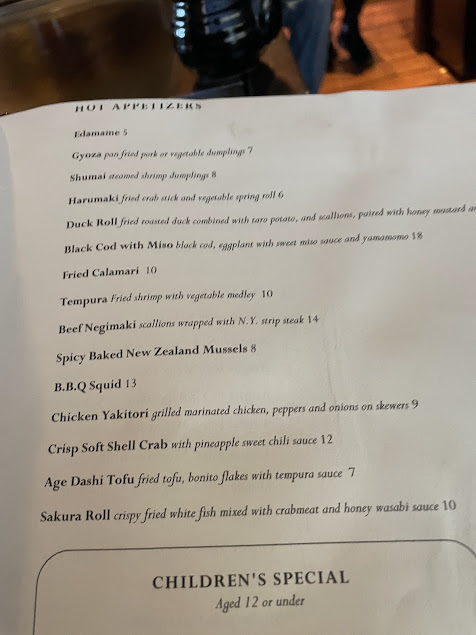 Menu Ooka Sushi Hibachi Steak House - 6