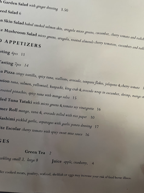 Menu Ooka Sushi Hibachi Steak House - 8