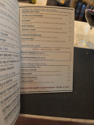Menu Oporto Fooding House & Wine - 2