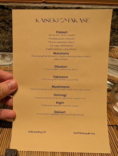 Menu Ora Restaurant - 1