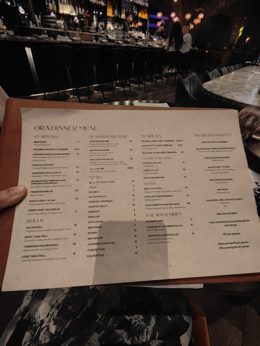 Menu Ora Restaurant - 7