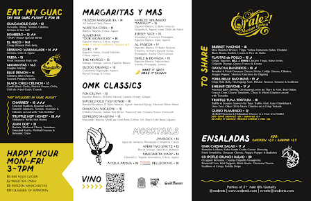 Menu Orale Mexican Kitchen - Restaurants Jersey City - 0