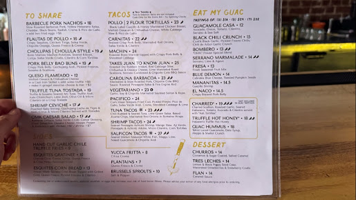 Menu Orale Mexican Kitchen - Restaurants Jersey City - 3