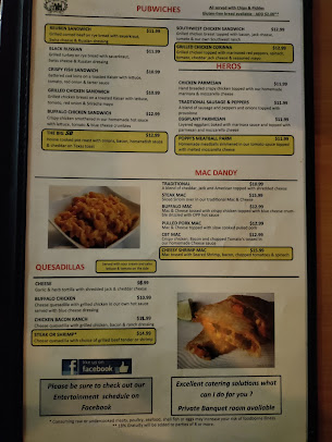 Menu Original Pocono Pub And Grill - 4