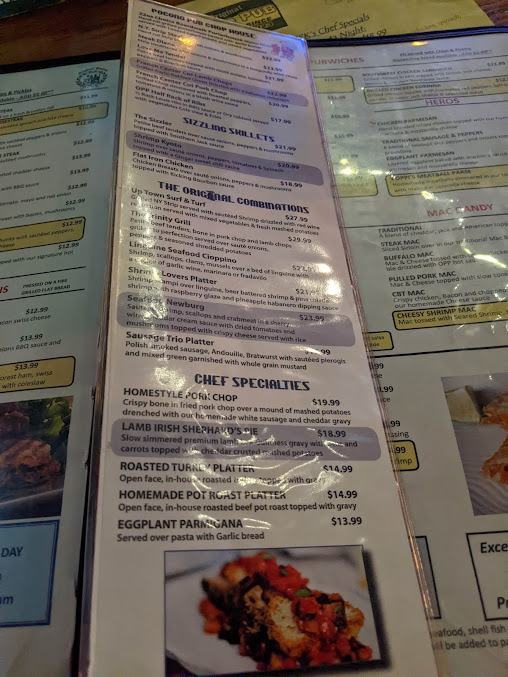Menu Original Pocono Pub And Grill - 9