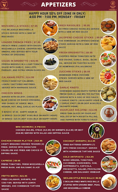 Menu Original Santos Wood Fired Pizza Restaurant - 1