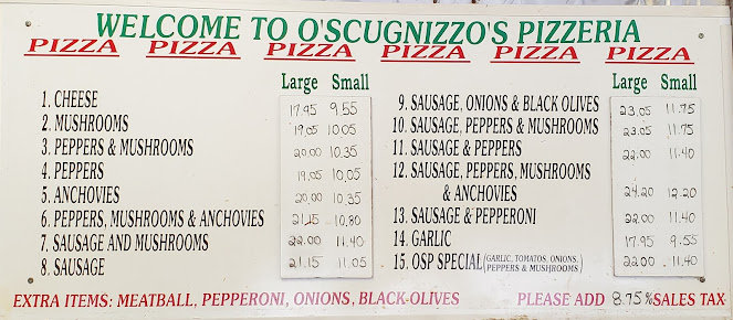 Menu O'scugnizzo Pizzeria - 0