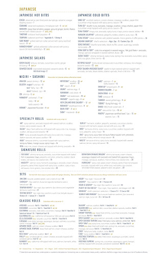 Menu Osha Thai Kitchen And Sushi - 0