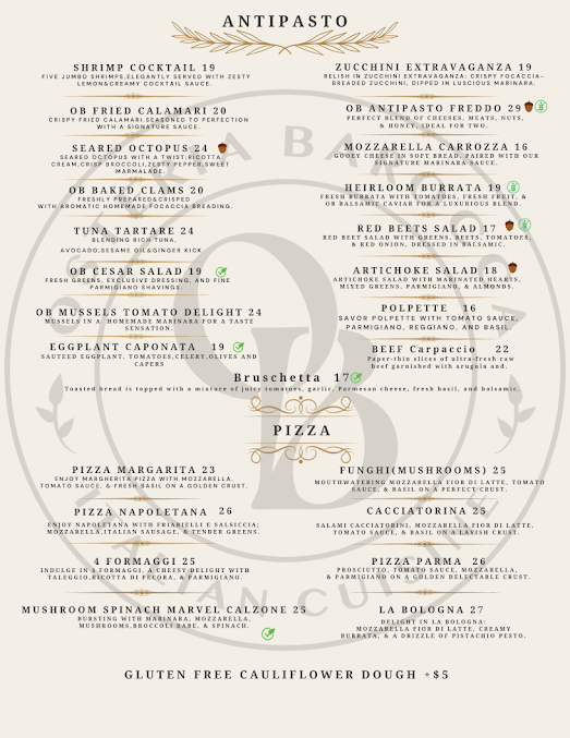 Menu Osteria Barocca - 0