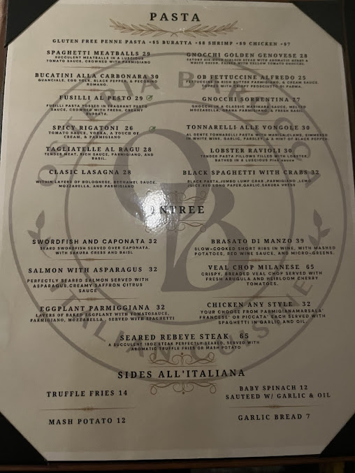 Menu Osteria Barocca - 6