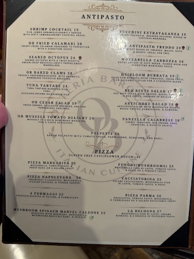 Menu Osteria Barocca - 9