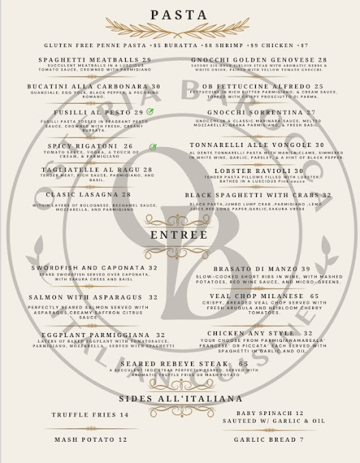 Menu Osteria Barocca - 18