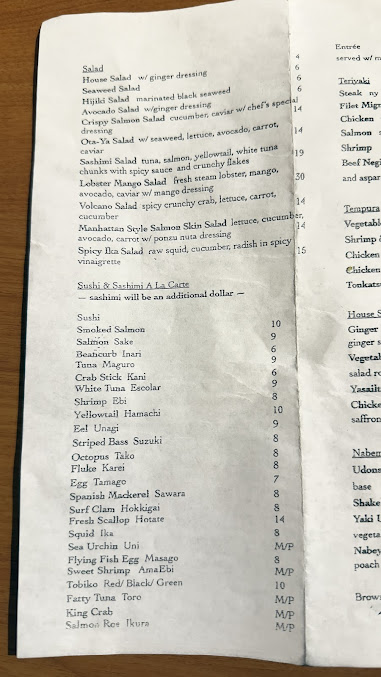 Menu Ota Ya Japanese Restaurant - 2