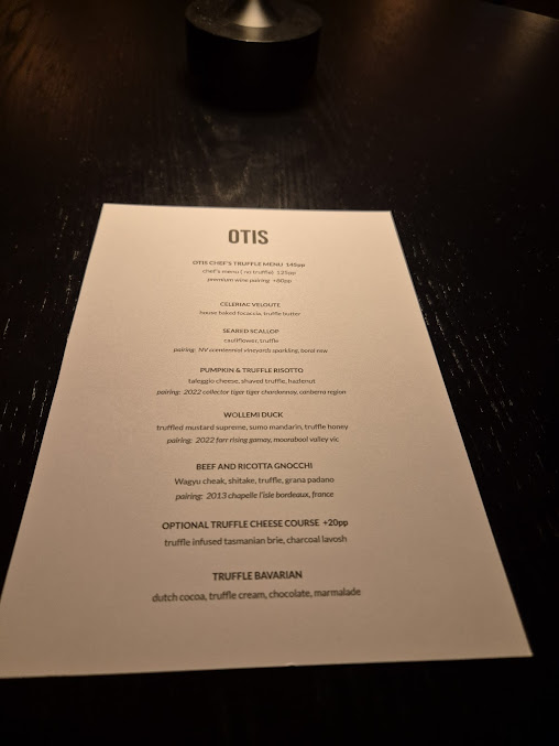 Menu Otis Dining Hall - 0