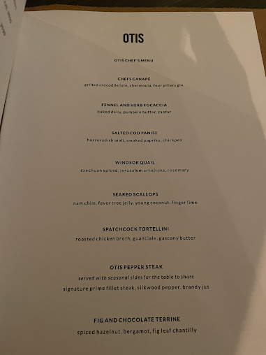 Menu Otis Dining Hall - 8