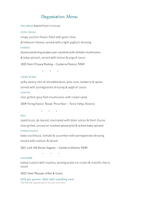 Menu Ottoman Cuisine - 4