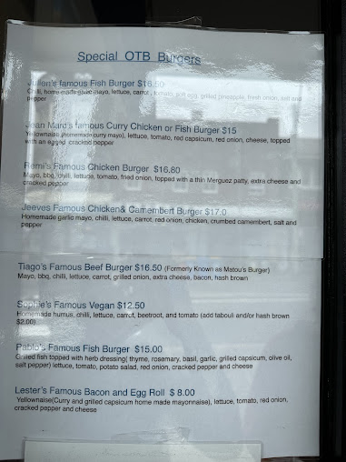 Menu Out Of The Blue Clovelly - 4