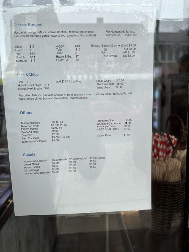 Menu Out Of The Blue Clovelly - 5