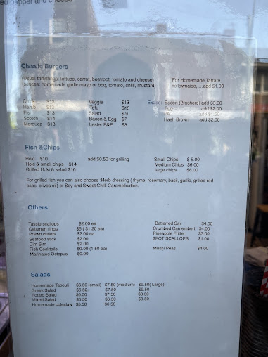Menu Out Of The Blue Clovelly - 6