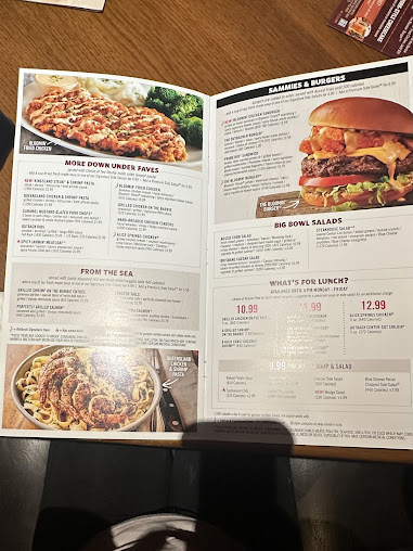 Menu Outback Steakhouse - 2