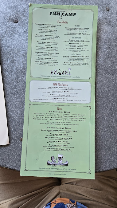 Menu Owens Fish Camp Lakewood Ranch - 8