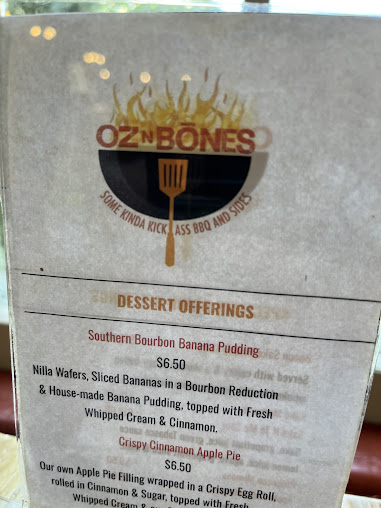 Menu Oz N Bones Bbq - 5