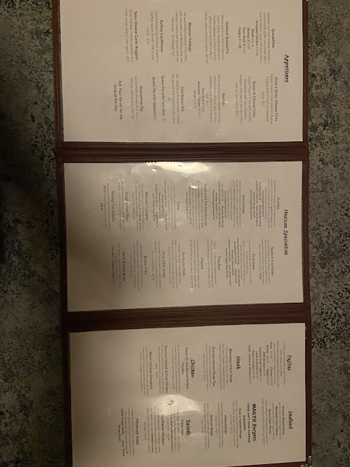 Menu Ozzie Maes 36 West Fourth - 0