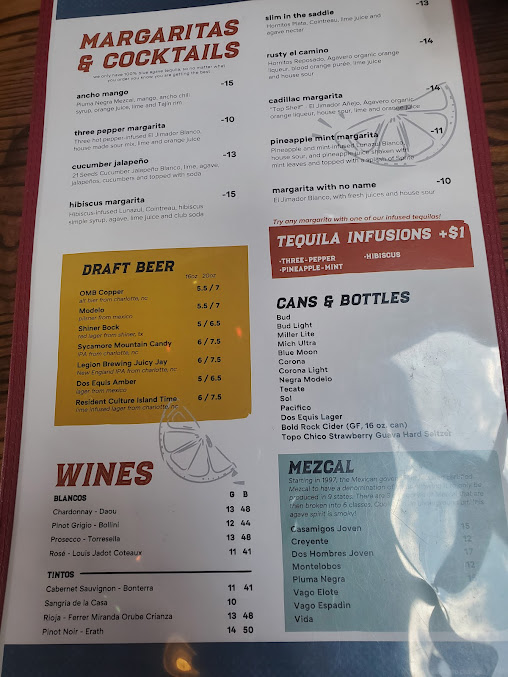 Menu Paco's Tacos & Tequila - 8