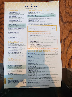 Menu Padrino’s Cuban Restaurant - 0
