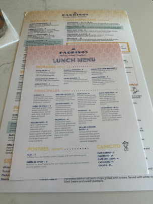 Menu Padrino’s Cuban Restaurant - 2