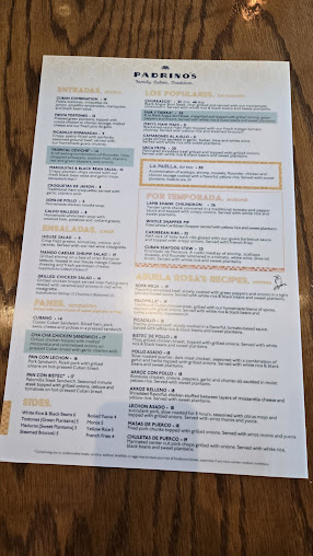 Menu Padrino’s Cuban Restaurant - 4