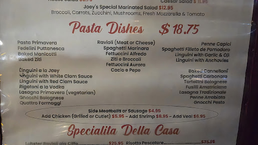 Menu Paesano Of Mulberry Street - 2