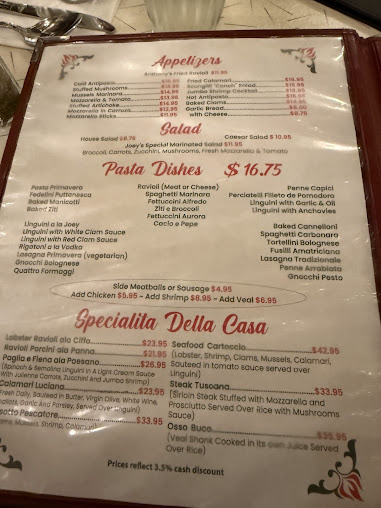 Menu Paesano Of Mulberry Street - 9