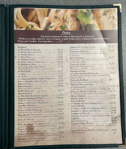 Menu Palermo Pizza Italian Restaurant - 4