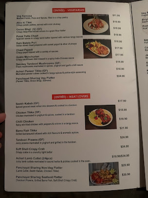 Menu Panchayat Indian Restaurant - 0