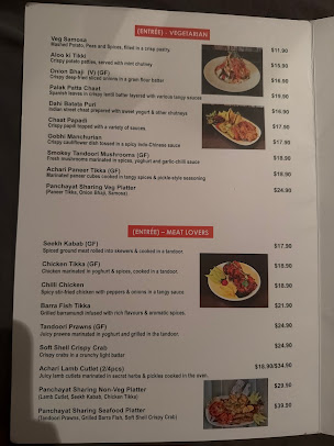 Menu Panchayat Indian Restaurant - 1