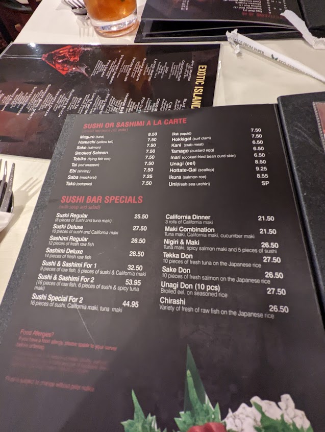 Menu Panda North Chinese And Japanese Restaurant - 1